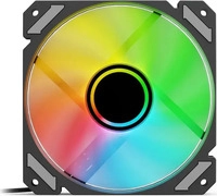 Sharkoon SHARK Mirror RGB PWM REVERSE (schwarz) (120 mm, 1x) (4044951042463)