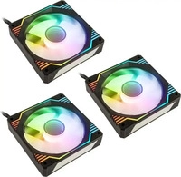 Kolink UMBRA X 120MM 3PK, Kolink Umbra X 120mm ARGB High Performance PWM Fan Triple