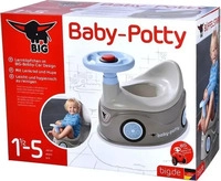 BIG 800054801, BIG Babytopf mit Haltegriff (800054801) Grau
