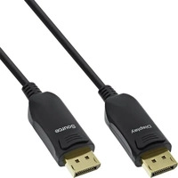 InLine 17225I, InLine Kabel DisplayPort 1.4 AOC-Kabel aktiv, 8K4K, schwarz, gold, 25m