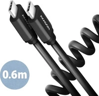 Axagon BUCM-CM10TB, Axagon USB Typ C - USB Typ C (0.60 m, USB 2.0, 60 W)