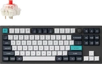 Keychron Q3M-M1, Keychron Q3 Max (US, Kabelgebunden, Kabellos) (Q3M-M1) Schwarz/Weiss