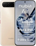 Nubia 123454901060, Nubia Air (256 GB, titanium desert, 6.78", Dual SIM, 5G)