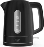 Adler AD 1380b, Adler Elektrischer Wasserkocher AD 1380B schwarz (1 l) (AD 1380b)