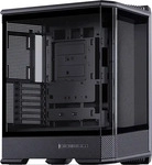 Jonsbo D400 BLACK, Jonsbo D400 PC-Geh&auml;use, Midi Tower, ATX, Tempered Glass - schwarz