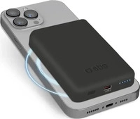 SBS TEBB5000MAG1CK, SBS Powerbank 5.000 mAh USB-C/MagSafe 10 W schwarz (5000 mAh, 10