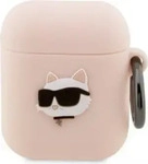 Karl Lagerfeld KF001474-0, Karl Lagerfeld KLA2RUNCHP AirPods 1/2 cover pink/pink