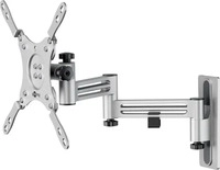 Goobay 71989, Goobay TV-Wandhalterung Caravan FULLMOTION M, Silber (Wand, 15 kg, 13"