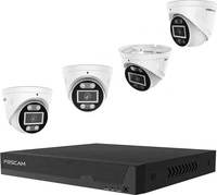 Foscam FN9108E-T4-2T, Foscam FN9108E-T4-2T LAN IP-&Uuml;berwachungskamera-Set 8-Kanal mit