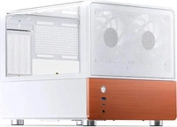 Jonsbo V12 WHITE, Jonsbo V12 (mATX, Mini-ITX) (V12 WHITE) Braun/Weiss