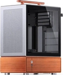 Jonsbo T7 SILVER, Jonsbo T7 PC-Geh&auml;use, Midi-Tower, mATX, Tempered Glass - silber