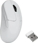 Keychron M3M-A24, Keychron M3 Mini 8K Kabellose Maus, weiss (Kabelgebunden, Kabellos)