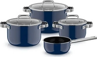 WMF 3201114690, WMF Topf Set Fusiontec (Pfannenset + Topfset, Edelstahl, Emaille)