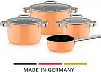 WMF 05.1940.5290, WMF Fusiontec MineralPro Papaya Orange 4-teiliges Set...
