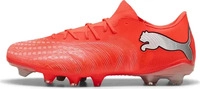Puma 108714, Puma Future 9 Match Fusion Fg/Ag (41) (108714) Schwarz/Silber/Weiss/Rot