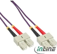 InLine 83525P, InLine LWL Duplex Kabel SC/SC 50/125um OM4 25m (25 m) (83525P),