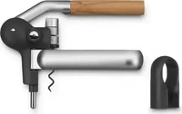 WMF 3201113200, WMF Hebelkorkenzieher Folienschneider BARIC Silber/Schwarz
