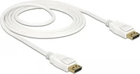 Delock 85509, Delock DisplayPort - DisplayPort (1.50 m) (85509) Weiss