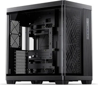 Jonsbo TK-4 BLACK, Jonsbo TK-4 Geh&auml;use, Midi-Tower, ATX, Tempered Glass -...