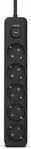 Inca IPW-44SY3, Inca Steckdosenleiste IPW-44SY3 5 Steck.,LED Anz. Black 3,0m (4x, 3