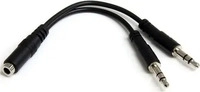 StarTech MUYHSFMM, StarTech 2in1 (Splitter) (MUYHSFMM) Schwarz