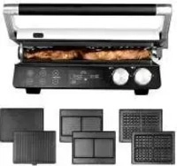 Gastroback 42423, Gastroback Gourmet Multigrill BBQ Pro Smart (42423) Schwarz/Silber