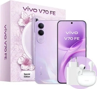 Vivo 5673127, Vivo V70 FE 256 MUSE PURPLE 8+256GB (256 GB, Purple, 6.83", Dual SIM,