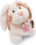 NICI Pl&uuml;sch Hase mit Kind beige 20cm (20 cm) (67268123) Beige/Braun
