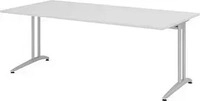 Hammerbacher VBS2E/5, Hammerbacher Serie B (200 x 100 x 72 cm) (VBS2E/5) Grau