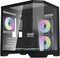 Darkflash Tech FT350 Black, Darkflash Tech FT350 (ITX, Mini-ATX) (FT350 Black)