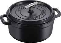 Staub 1029891, Staub - Buster Punch Cocotte - Black - 24 cm (Gusseisen)...