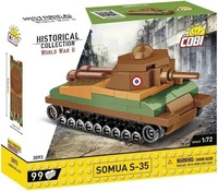 Cobi COBI-3093, Cobi 3093 - 99 PCS HC WWII /3093/ SOMUA S-35 (COBI-3093) Braun
