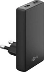 Goobay 75725, Goobay USB-C PD GaN Dual-Schnellladeger&auml;t 90&deg; Flat 65 W (65 W, 2