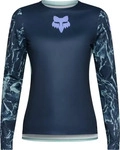 Fox Racing Fox W Ranger Ls Jersey Img Print (M) (60680004) Blau