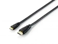 equip 119307, equip HDMI (Typ A) - mini HDMI (Typ C) (2 m) (119307) Schwarz