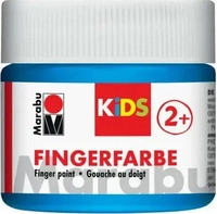 Marabu 0303 50 253, Marabu Fingerfarbe 100ml blau (100 ml) (0303 50 253), Grundpreis: