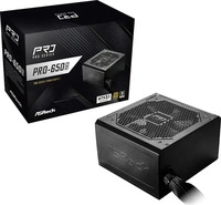 AsRock 90-UXR065-GNEAA2, AsRock Pro Series PRO-650G 650W ATX 80+ Gold black (650 W)