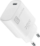 Cellularline 60005, Cellularline Reiselader 20W USB Type-C ACHIPHUSBCPD20SMLW