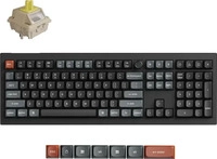 Keychron V6U-D4, Keychron KEYBOARD WRL V6 ULTRA/BLACK V6U-D4 (US, Kabelgebunden,