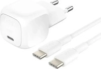 Belkin WCA009KQ1MWH-B6, Belkin BoostCharge 20 W USB-C mit PD, inkl. USB-C Kabel (20