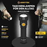 ArmyTek F08601C, ArmyTek Prime C2 Pro Max White LED Taschenlampe mit Handschlaufe,