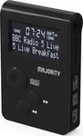 Majority PEGO-DAB-BLK, Majority Tragbares Digital-Radio (DAB+, FM, Radio...