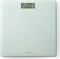 Nedis PESC500WT, Nedis Personenwaage | Digital | Weiss | Geh&auml;rtetes Glas | max.
