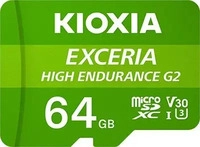 Kioxia LMHE2G064GG2, Kioxia Exceria (64 GB, MicroDrive, microSDXC, U3, UHS-I)