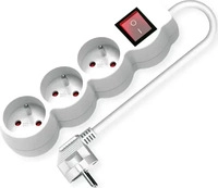Value 19.99.0961, Value 3-fach Steckdosenleiste UTE mit Schalter (3x, CEE 7/5, 3 m)