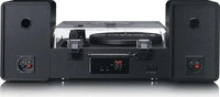 Lenco MC-760BK, Lenco MC-760BK (Bluetooth, CD Player, Plattenspieler, WLAN, 2x 30 W)
