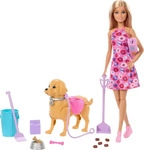 Mattel Barbie JJB46, Mattel Barbie Barbie Malibu Hundespaziergang Spielset, enth&auml;lt