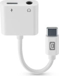 Cellularline 60817, Cellularline Sound & Charge Typ-C/ 3.5mm Adapter White...