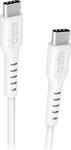 SBS TECABLE15TCC100W, SBS Lade-/Datenkabel USB-C auf USB-C 1,5m 100 W-Power weiss