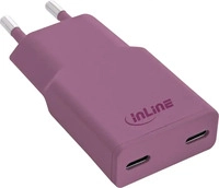InLine 31590P, InLine USB-C Ladeger&auml;t, 30W, GaN, Dual USB-C, PD/PPS, Wild